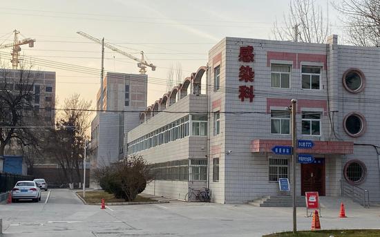 12月7日，兰空医院感染科。新京报记者 庞礴 摄