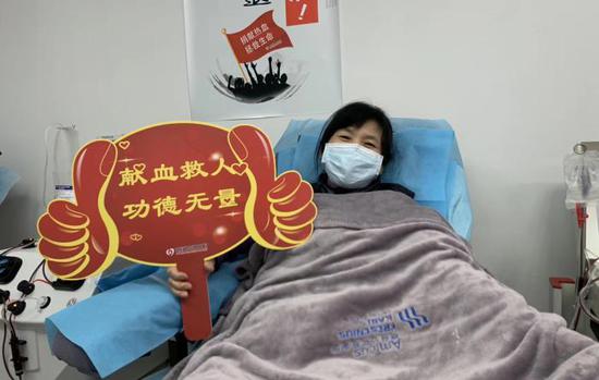 唐力琴 图片来源:武汉血液中心