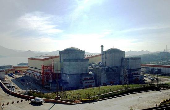 资料图片:大亚湾核电站核岛全景。新华社发
