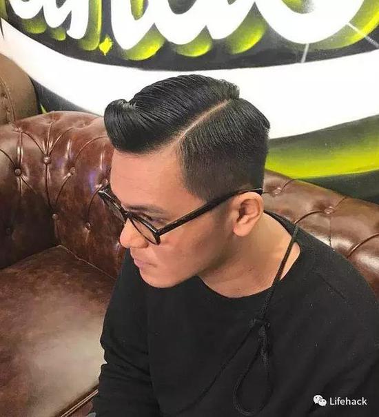 中国男生剪复古油头原来可以这么帅