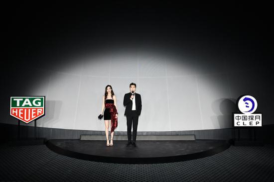 TAG Heuer泰格豪雅品牌大使Angelababy杨颖、李易峰在活动现场