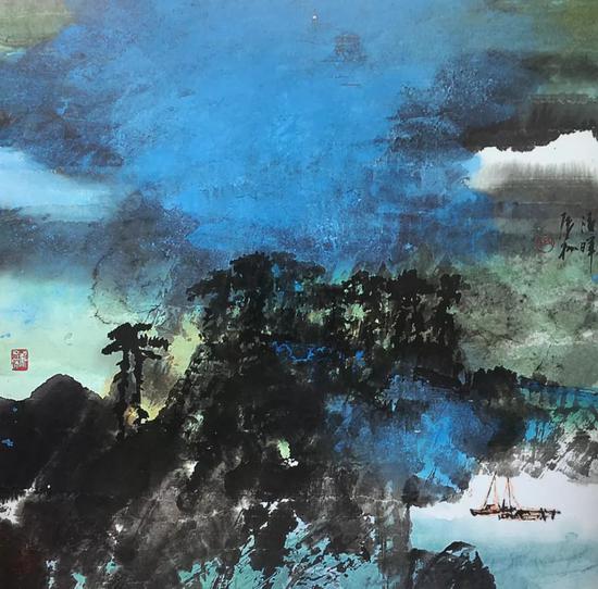 包辰初——当代山水画坛鼎故革新的山水画大家