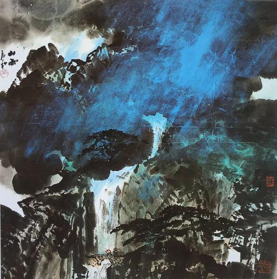 包辰初——当代山水画坛鼎故革新的山水画大家