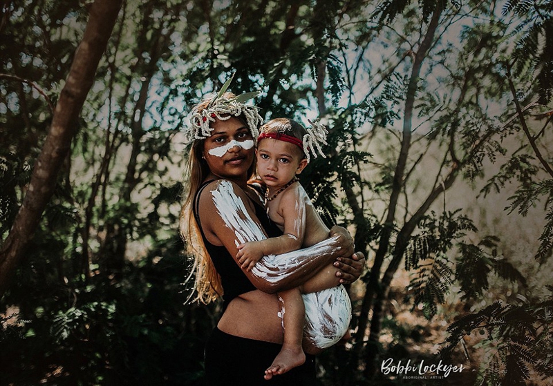 母亲的伟大力量澳大利亚土著的母性之美