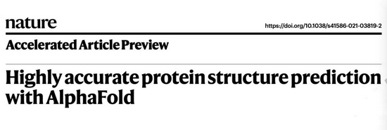 AlphaFold2成功以前所未有的准确度预测典型蛋白质的结构