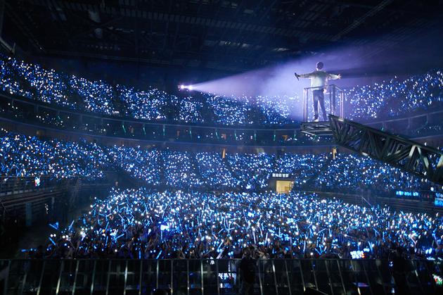 张杰演唱会现场