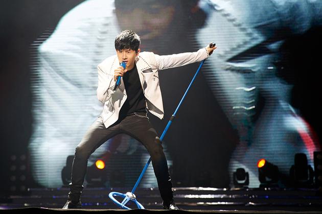 张杰演唱会广州场现场