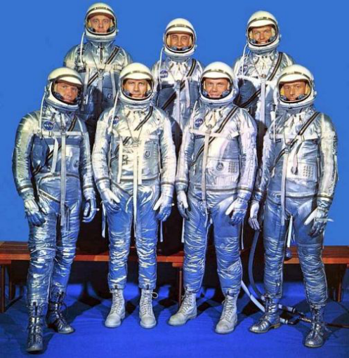 美国首个载人航天计划—水星计划的七名宇航员
