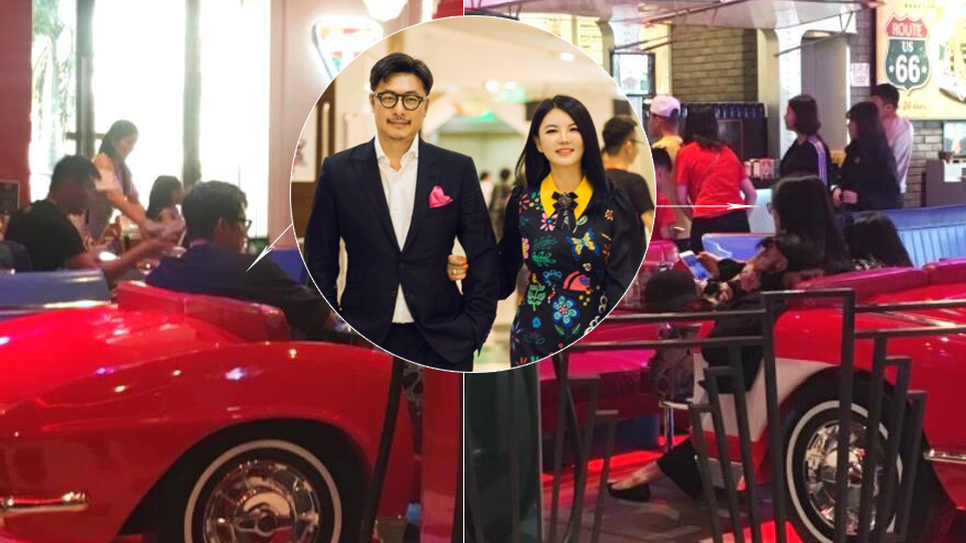 李湘一家三口近照曝光 假期游澳门其乐融融