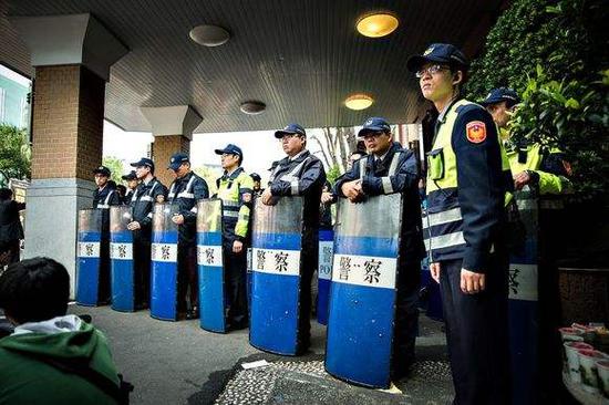 台湾警察。资料图