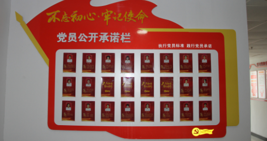 邮储银行青岛崂山区支行党支部开展"我是党员 我承诺"主题活动