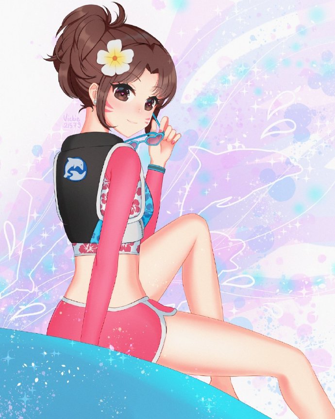 守望先锋# dva 来源:reddit—teenagerobot 67