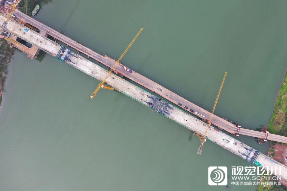 川南城际铁路沱江双线特大桥合拢_高清图集_新浪网