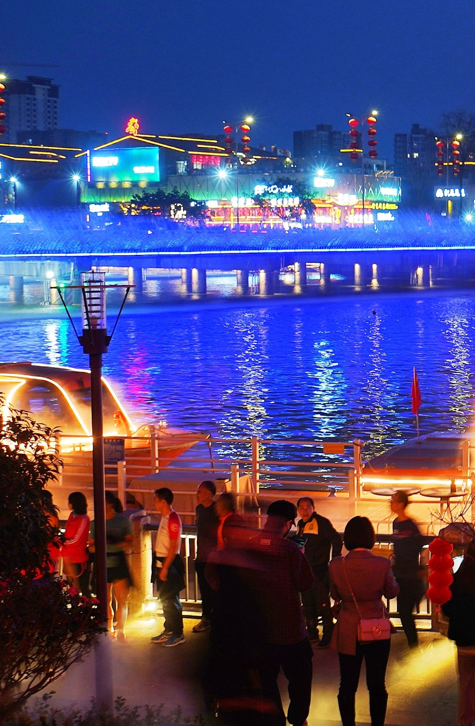 体验多彩毗河湾 金堂夜景如梦如幻_高清图集_新浪网