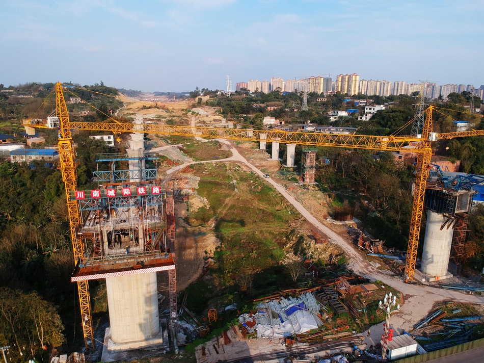 川南城际铁路泸州段:复工复产,抢抓工期有序建设_高清图集_新浪网