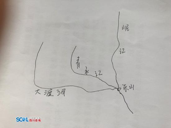 江河洪流顶托此外,记者注意到在四川水系图上,乐山为青衣江,岷江和大
