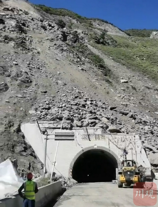 国道347线西尔隧道因山体塌方应急通行建议绕行