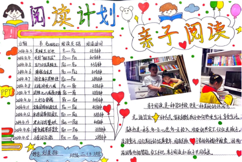 的手抄报,宣传世界读书日,校园读书节,倡议逸娃们不负春光,手不释卷