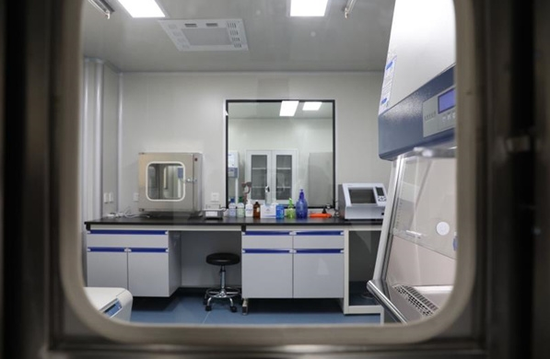 检测能力200人份天大竹县建成二级生物安全实验室