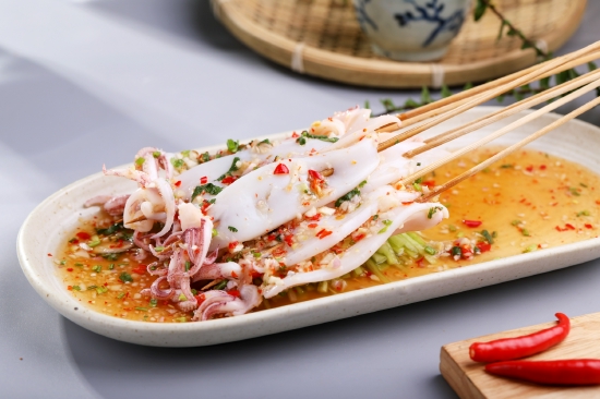 酸辣柠檬小鲜鱿