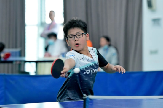 成都青少年运动会乒乓球高新队选拔赛开赛