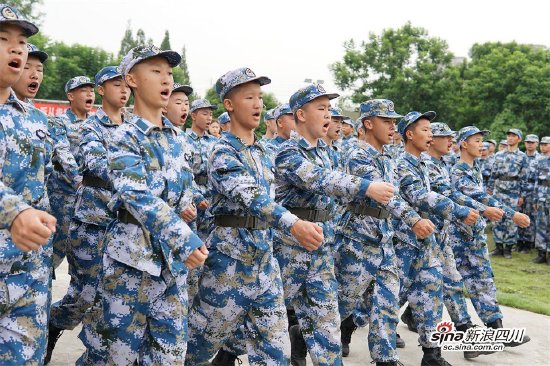 班队列、军体拳、刺杀操、匕首操等训练成果展示
