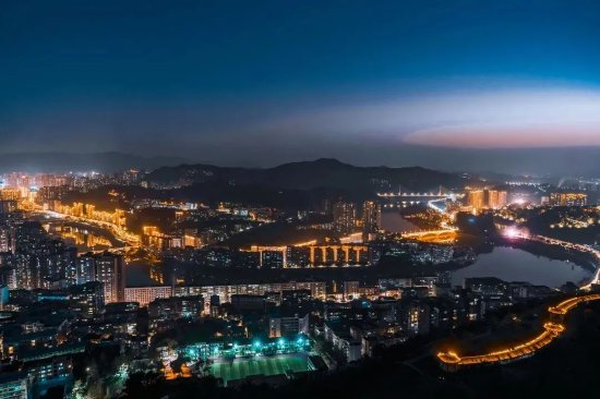 白天不懂夜的美,川东明珠达州市的另一面居然这样.