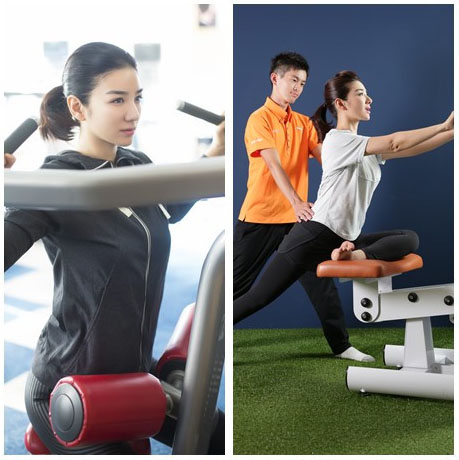 80分钟悦来新态私教=60分钟私教健身 20分钟身体拉伸完美组合