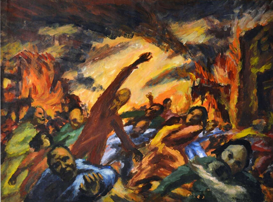 20世纪现代抽象表现主义馆藏级艺术家hugh mesibov美博休个展在四川