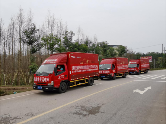 不负69位村民嘱托 京东物流将12吨橙子运抵医疗一线