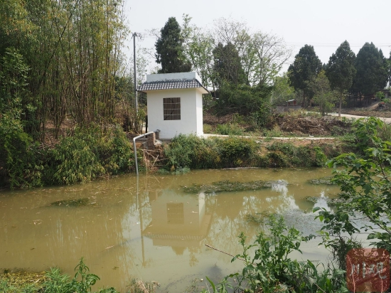 干坝王村5组新建的小型提灌站。 燕巧 摄