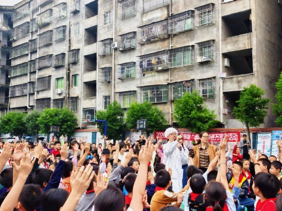科普活动现场.冷畅婷摄