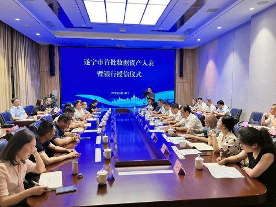 遂宁市创新"入表 融资"模式 率先实现数据资产入表即变现