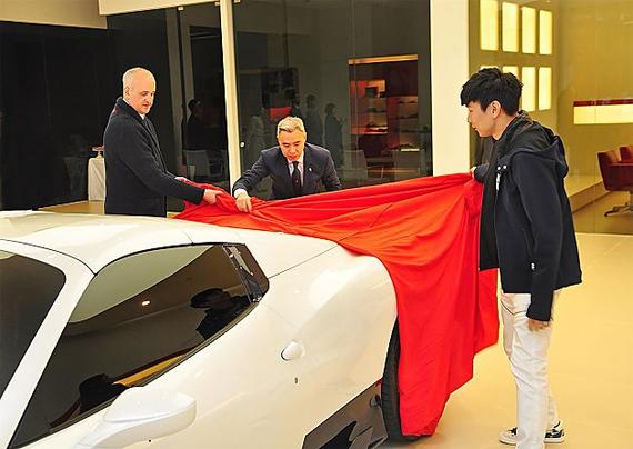 林俊杰定制座驾法拉利458 speciale a