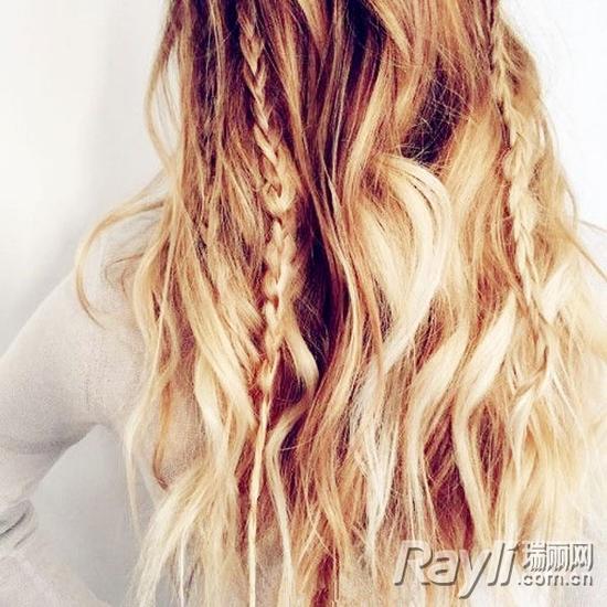 编织简单精致的麻花小辫