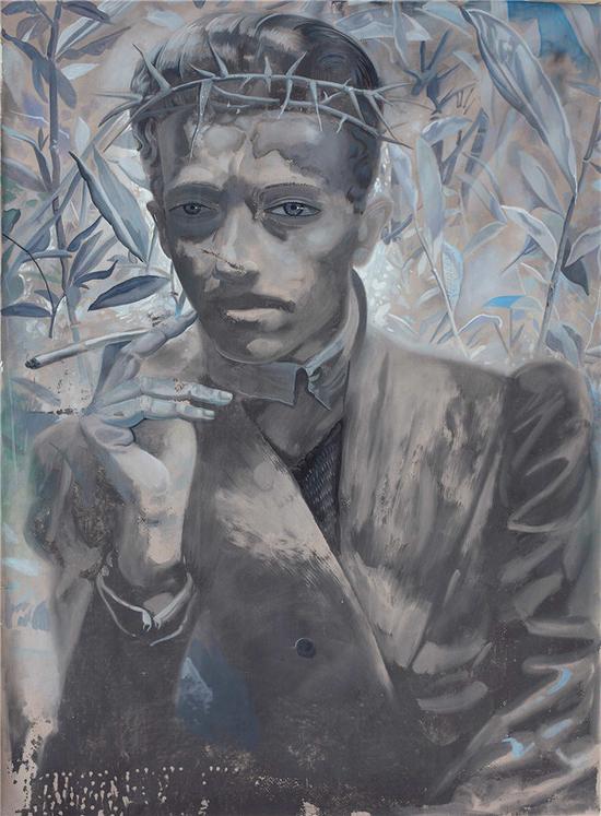 熊宇《思想者》 布面油画 200×150cm 2016