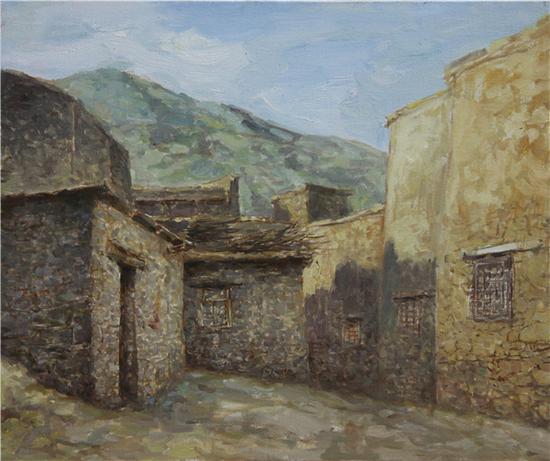 羌寨no.02    45×38cm    2015