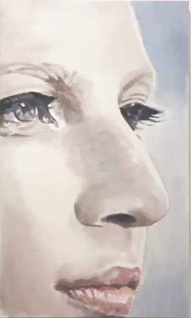 吕克·图伊曼斯《k》135 x 80.2cm 布面油画 2017