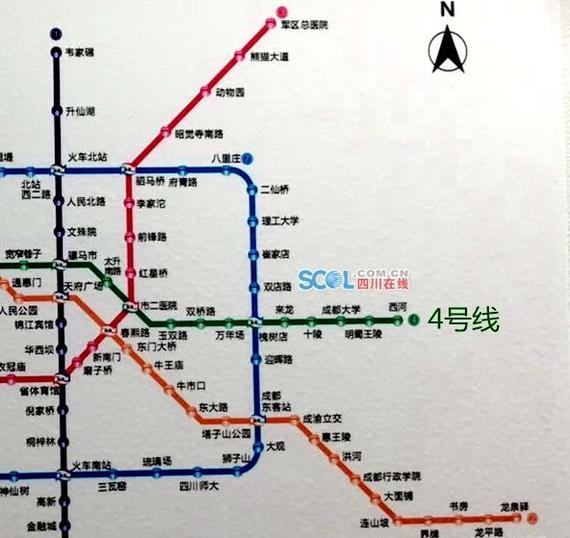 全长21公里 成都地铁4号线二期明天开通