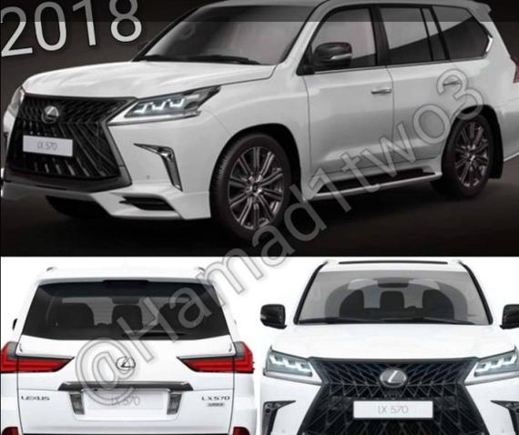 新款雷克萨斯lx570谍照曝光 前脸更凶悍