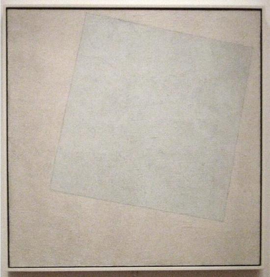 马列维奇的《白上之白》