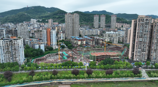 俯瞰项目现场