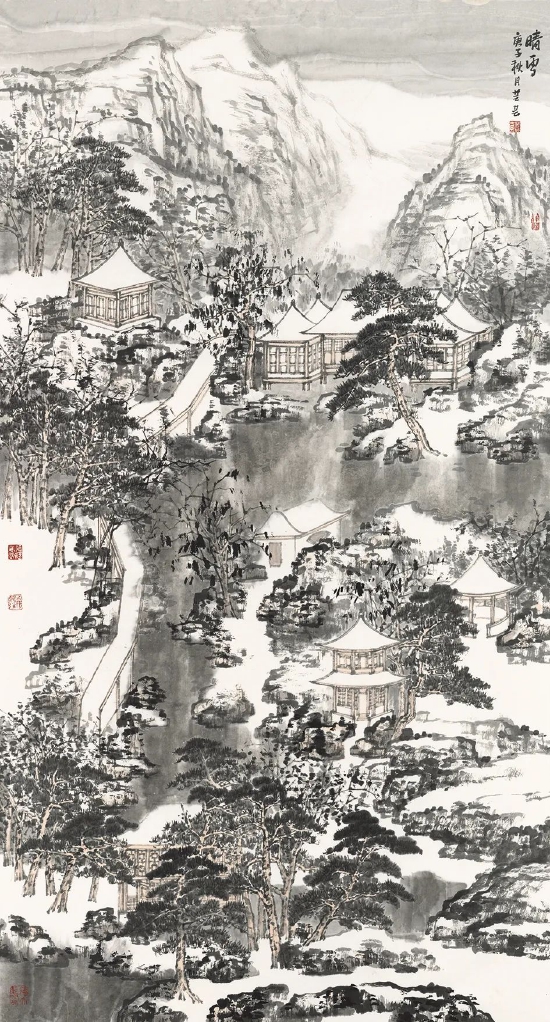 黄芸芸 《晴雪》 180cm×97cm