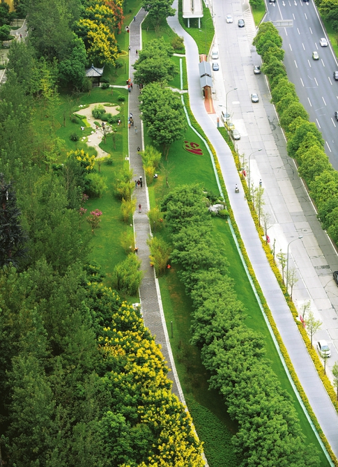 成都三环路熊猫绿道.