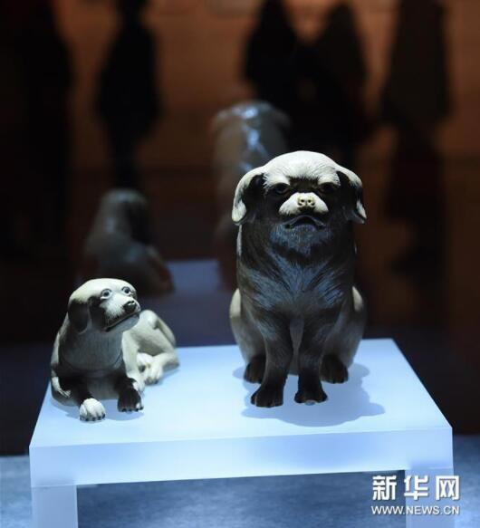南京博物院举办幸运狗院藏犬文物展