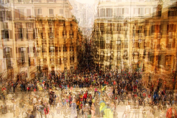 镜头晃一晃 身边的城市竟这般炫彩迷幻