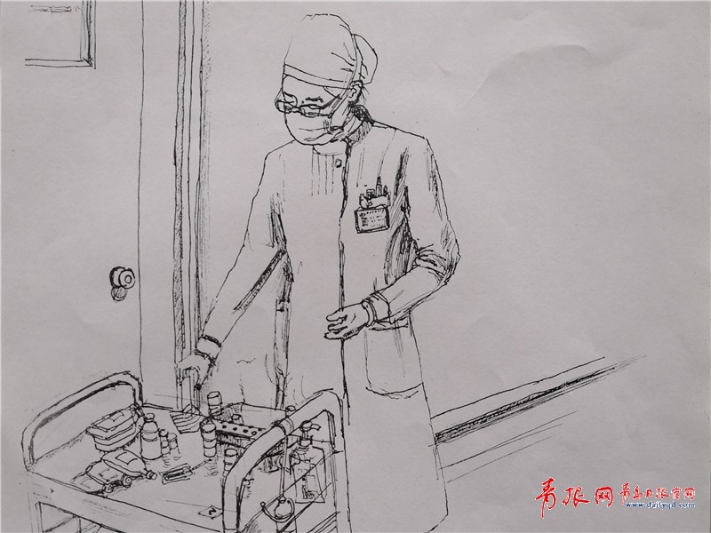 戳中泪点 青岛一医院的护士们收到来自患者的画像