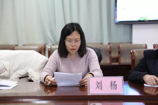 教师刘杨汇报2018年关于涉外护理人才培养工作相关情况