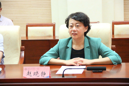 王丽慧对聊大考察团表示欢迎,表示,将积极搭建平台,为把德州和聊城