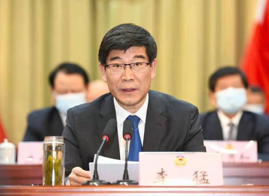 市委书记李猛讲话